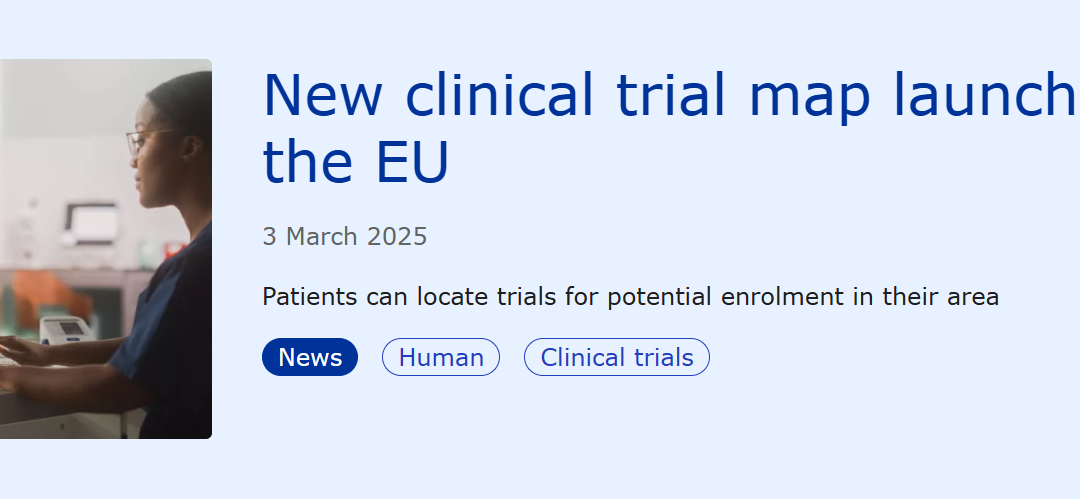 New clinical trial map launched in the EU
