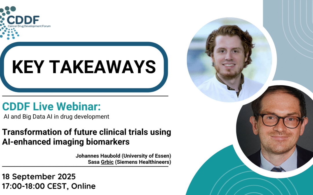Key Takeaways of CDDF Webinar :  “Transformation of future clinical trials using AI-enhanced imaging biomarkers”
