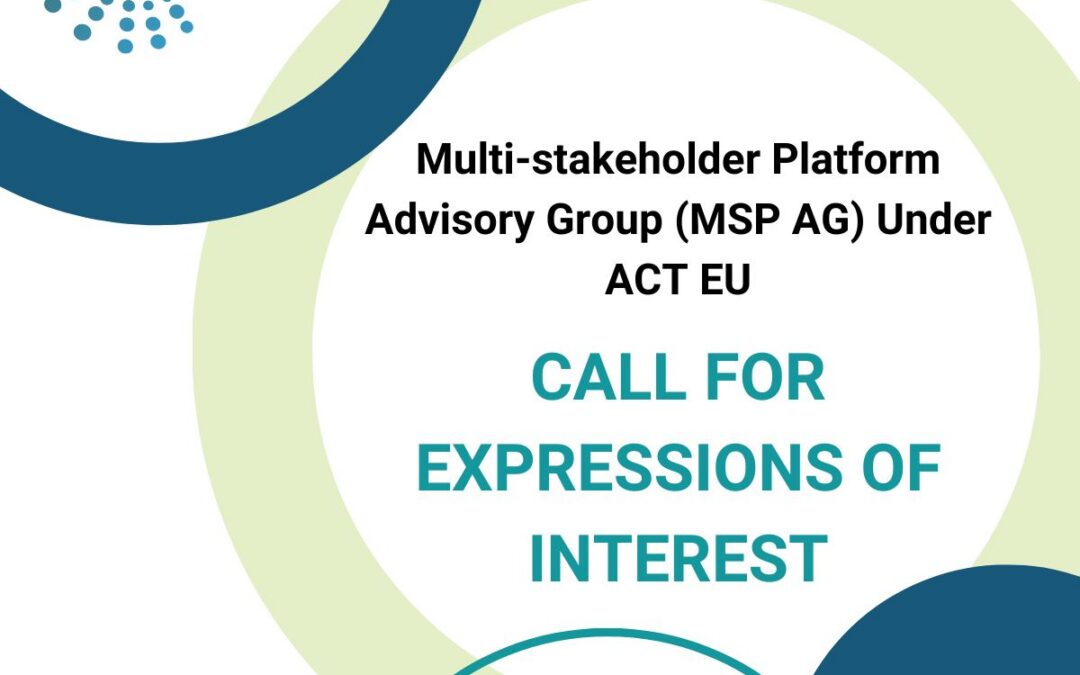 ACT EU: MSP AG – Call for Expressions of Interest