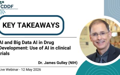 Key Takeaways from CDDF Live Webinar Series – “AI and Big Data AI in Drug Development: Use of AI in Clinical Trials” (12 May 2026)